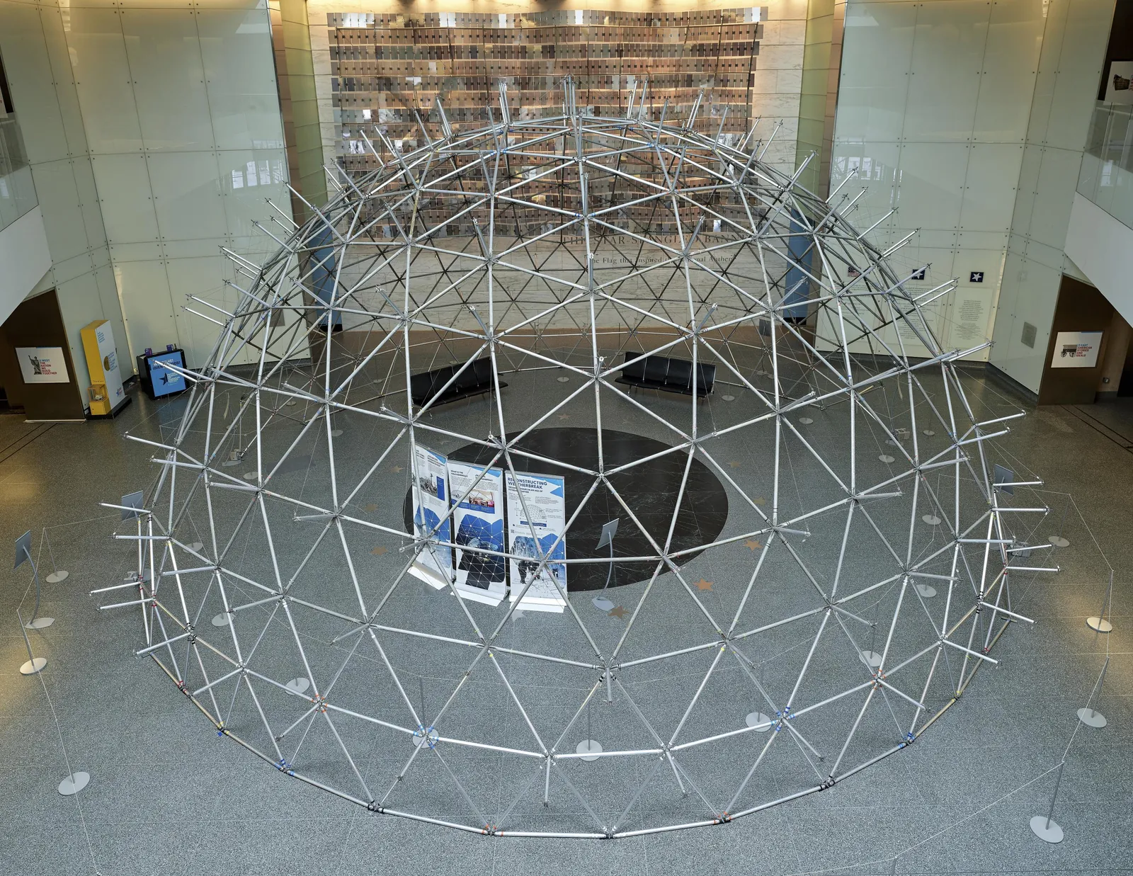Weatherbreak reassembled at the National Museum of American History.