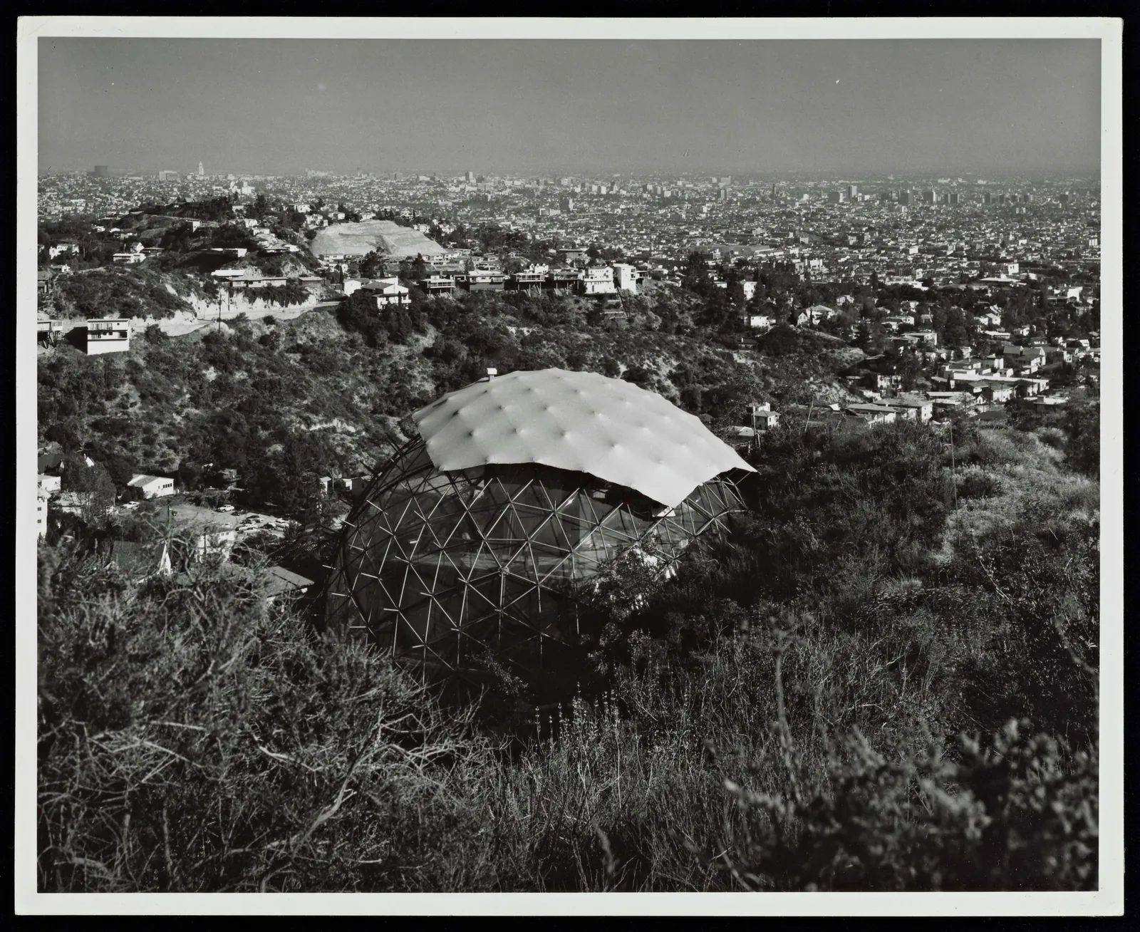The dome in the chaparral above the Los Angeles basin.